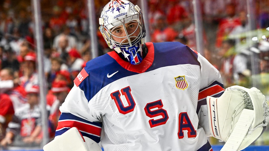 Jeremy Swayman throws shade at Bruins after historic gold medal win with Team&nbsp;USA